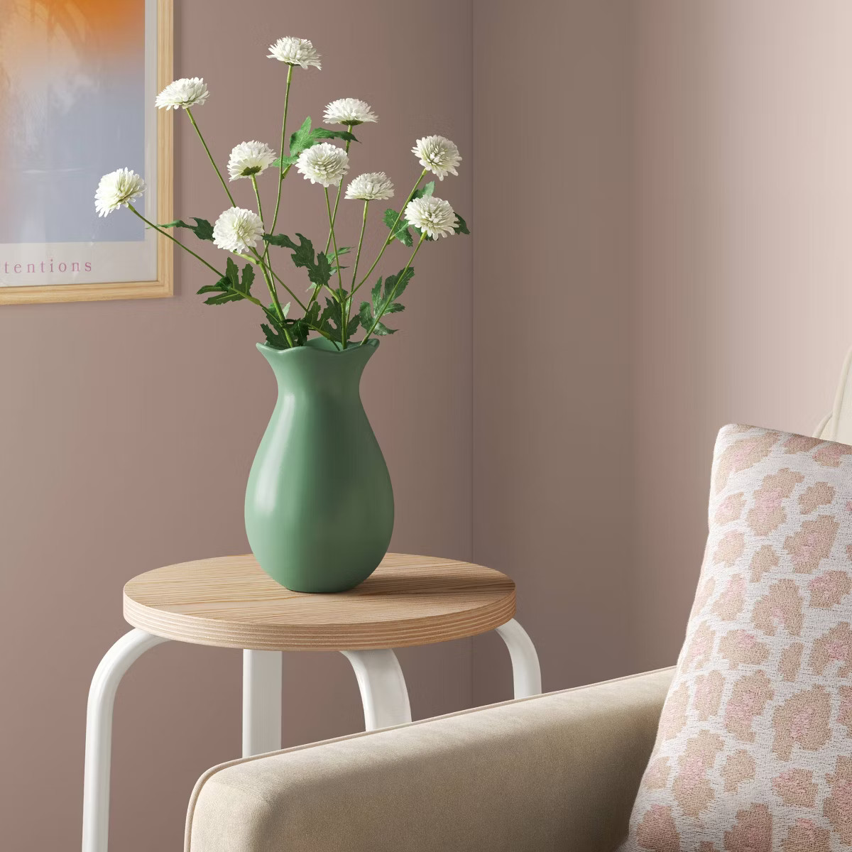 Scalloped Ceramic Vase - Room Essentials™ | Target