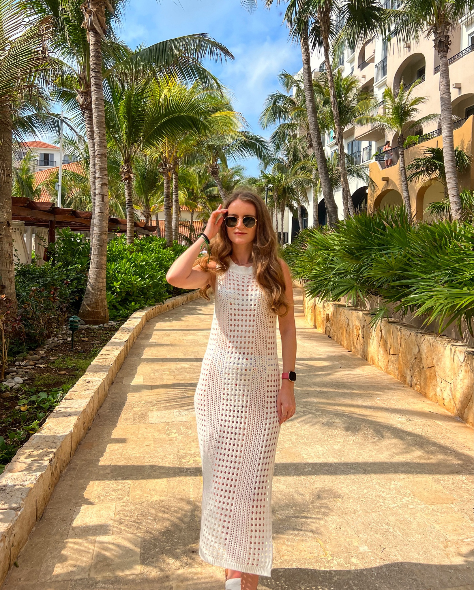 This chic crochet  cover up dress layered over a classic white bikini, paired with slide sandals and statement sunglasses, is the ultimate resort wear or vacation outfit. Perfect for lounging poolside, strolling along the beach, or sipping cocktails at the resort. 
. 
.
.
.
.
.
.
.
.
Resort wear | resort vacation outfits | resort dress | resort outfits | resort style | vacation outfits beach | vacation dress | vacation looks | crochet dress |  Crochet cover up | swim cover up Amazon | bathing suit | swim wear | swim suits | white bikini | outfit pool | outfit ideas | outfit inspo | beach sandals | summer sandals | white sandals |

#LTKSeasonal #LTKU #LTKSaleAlert #LTKGiftGuide #LTKParties #LTKTravel #LTKShoeCrush #LTKItBag #LTKSwim 

#LTKFindsUnder100 #LTKStyleTip #LTKFindsUnder50