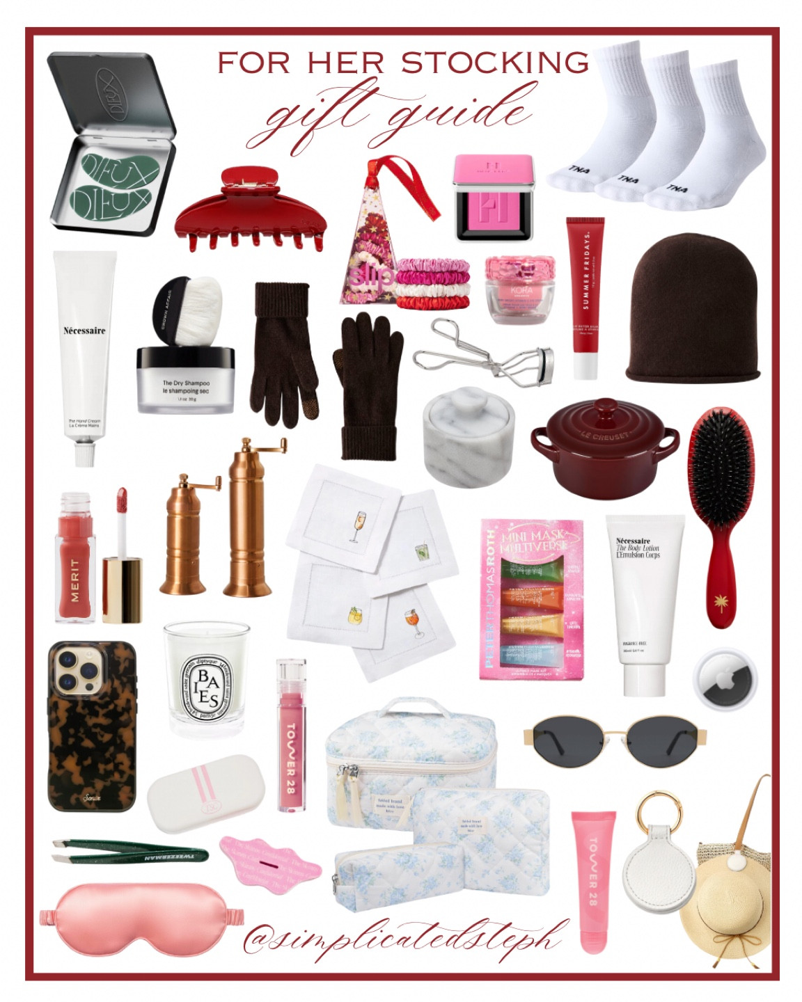 Stocking stuffers for her 
Gifts for her 
Gifts under $100 
 

#LTKGiftGuide #LTKHoliday #LTKSeasonal
