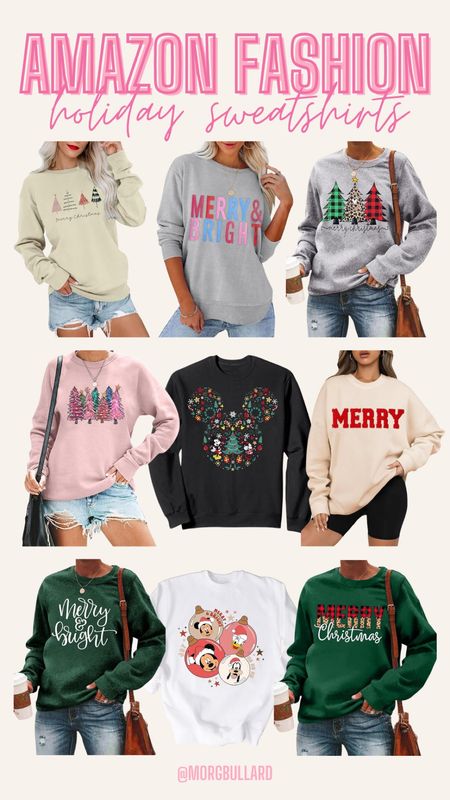 Holiday Sweatshirts | Holiday Graphic Sweatshirts | Amazon Sweatshirts | Holiday Outfits 

#LTKfindsunder50 #LTKfindsunder100 #LTKHoliday