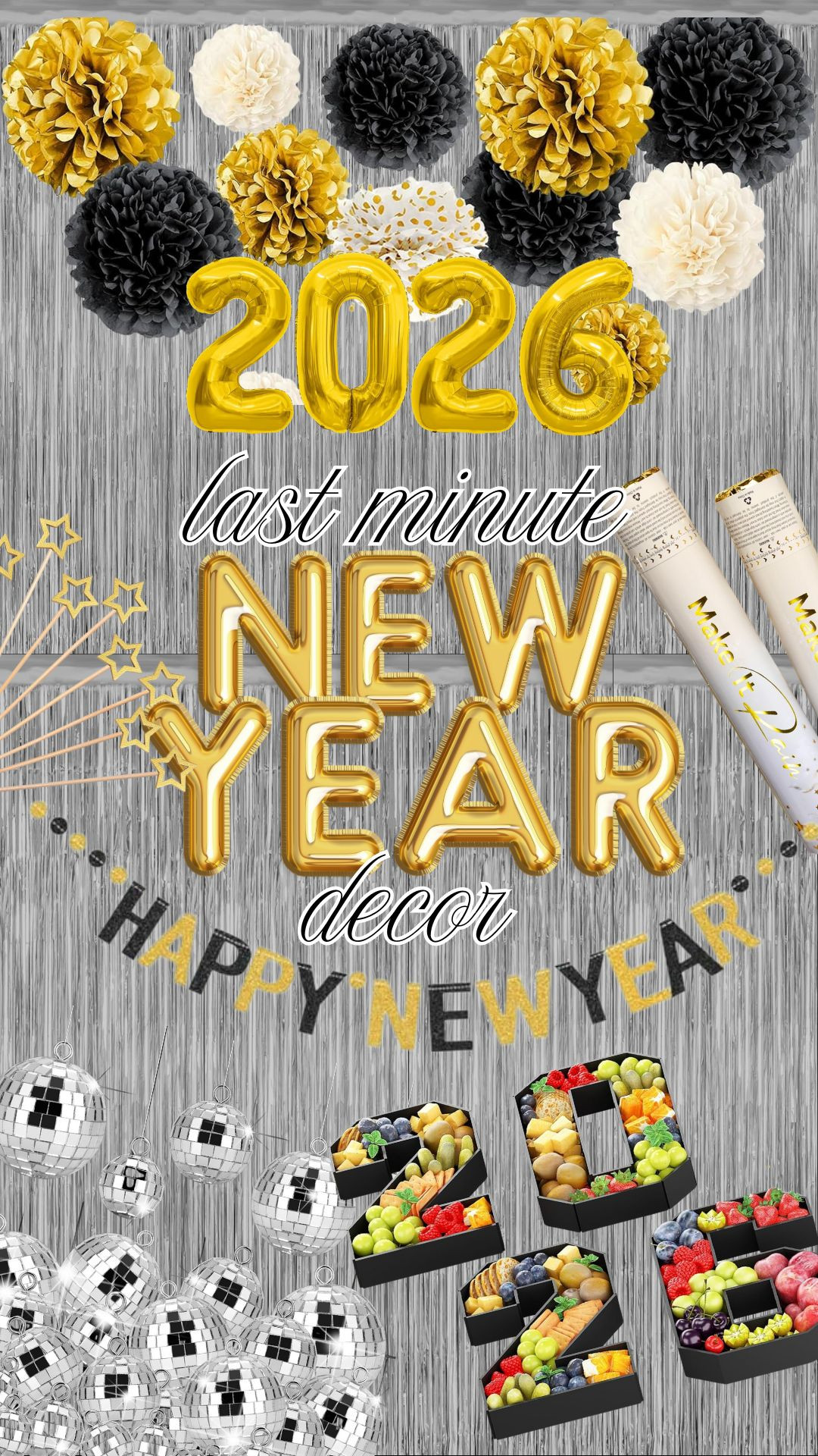 Hosting last minute? Snag all of this 2026 decor that'll get here just in time for the countdown!


Hosting, New Year, New Year Decor, New Year Party Ideas, Party Ideas 

 #LTKHoliday #LTKHome