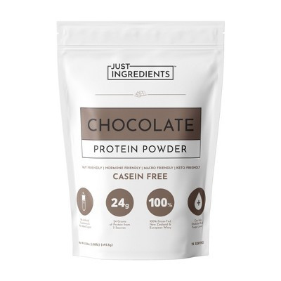 Just Ingredients Chocolate Protein Mix - 17.5oz - 15 servings | Target