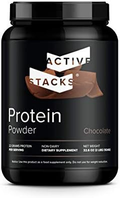 Active Stacks Beef Protein Isolate Powder, Chocolate - Dairy Free with Natural Collagen for Keto,... | Amazon (US)