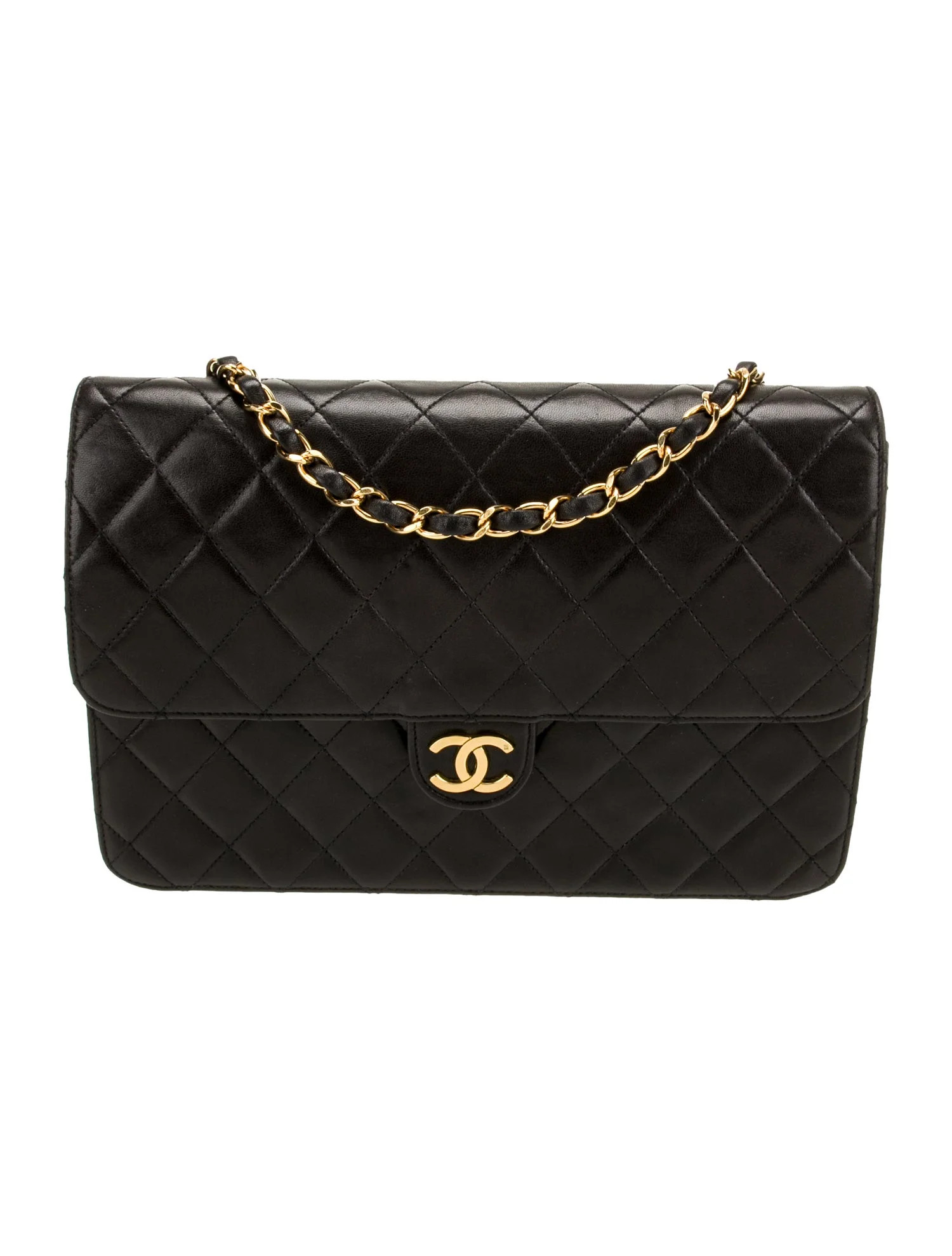 Medium CC Quilted Flap Bag | The RealReal