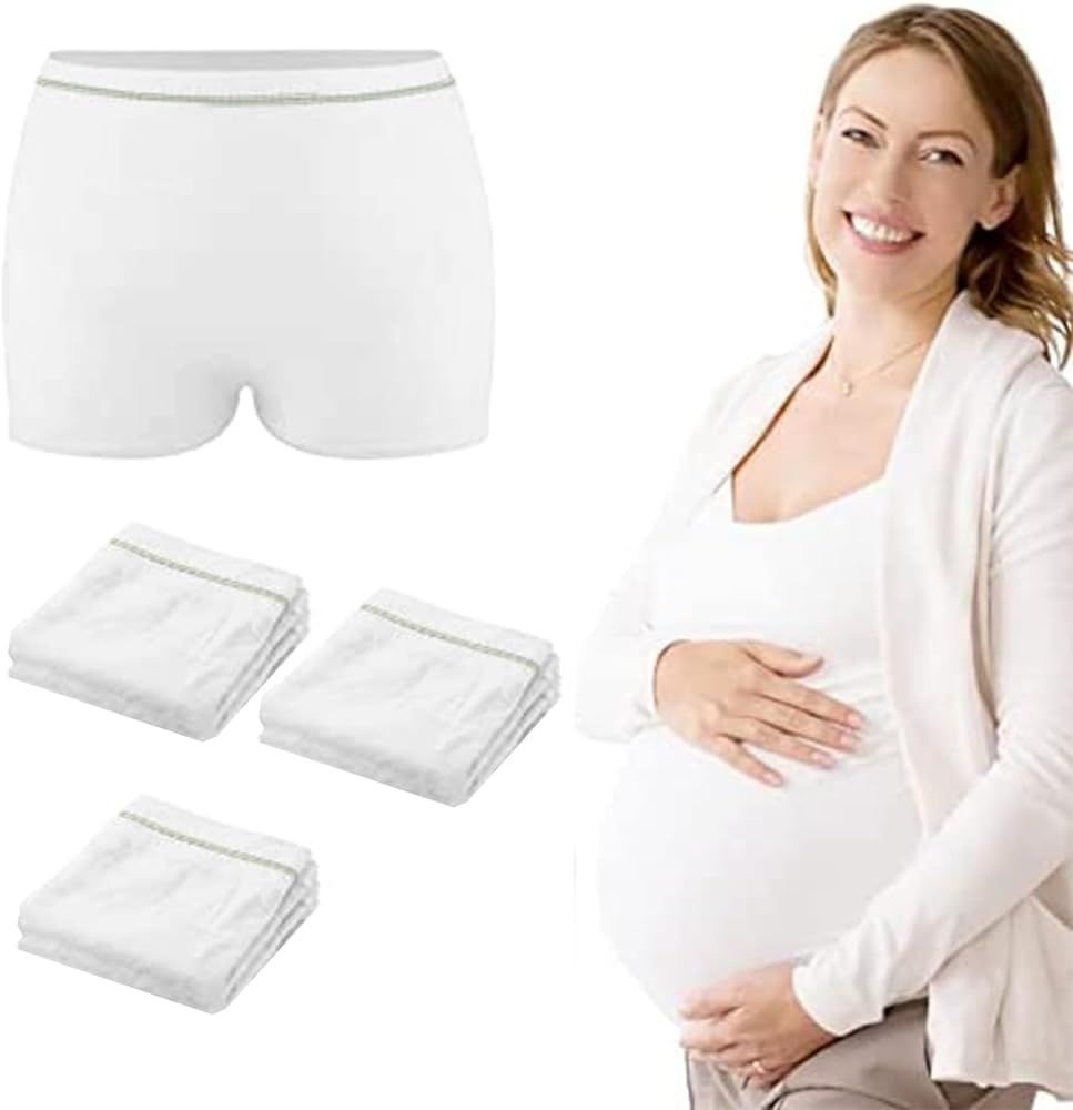 PADRAM Disposable Mesh Underwear Postpartum Hospital Mesh Panties for C-Section High Waist Mesh P... | Amazon (US)