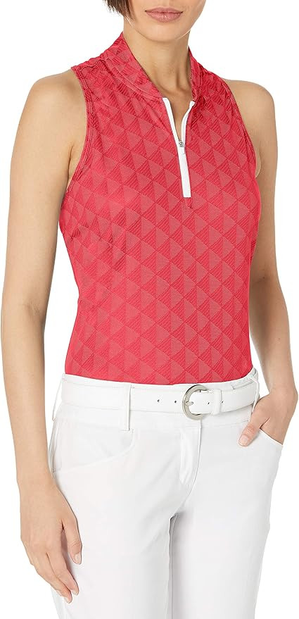 adidas Women's Heat.rdy Racerback Primegreen Polo Shirt | Amazon (US)