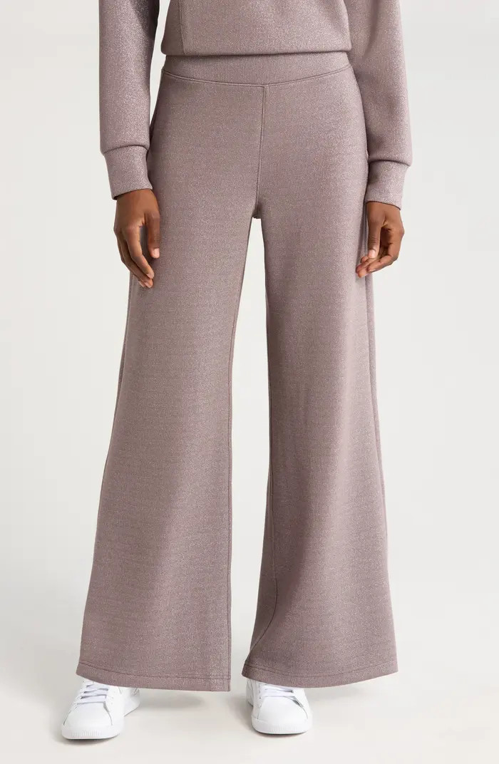 AirEssentials Shimmer Wide Leg Pants | Nordstrom