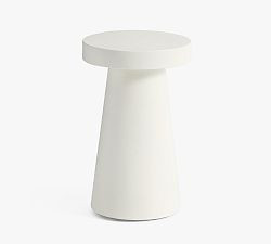 Pomona Concrete Round Outdoor Side Table (12") | Pottery Barn (US)