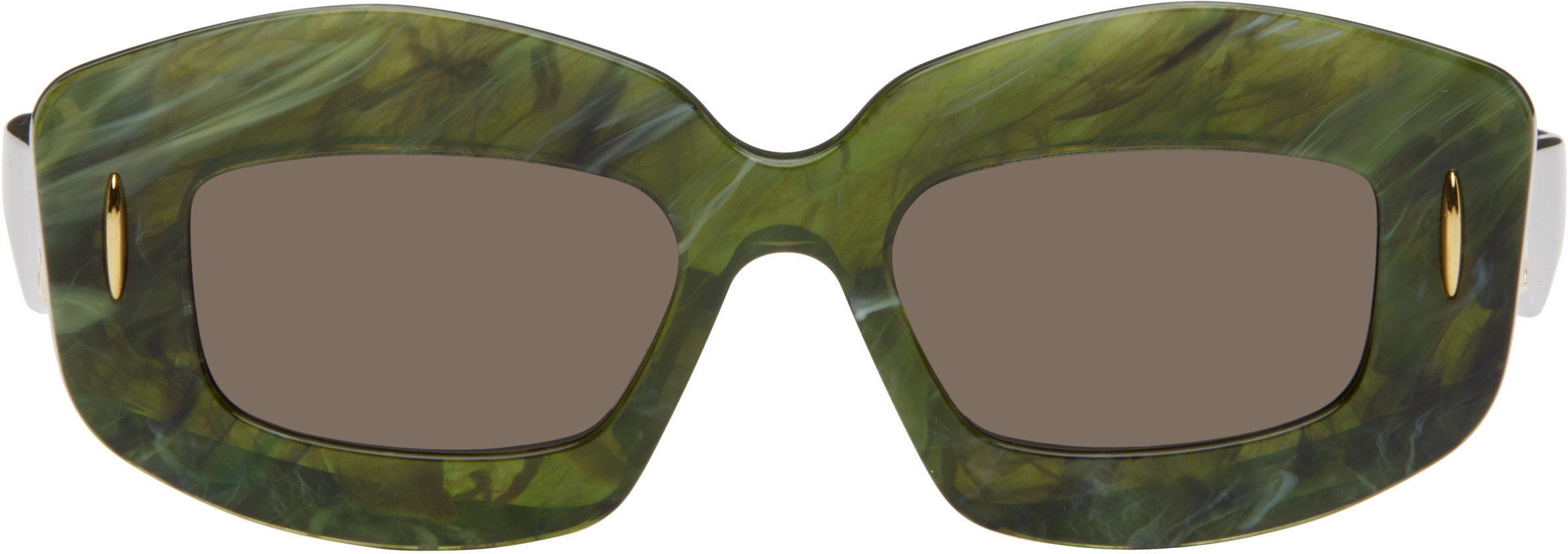 LOEWE Green Screen Sunglasses | SSENSE