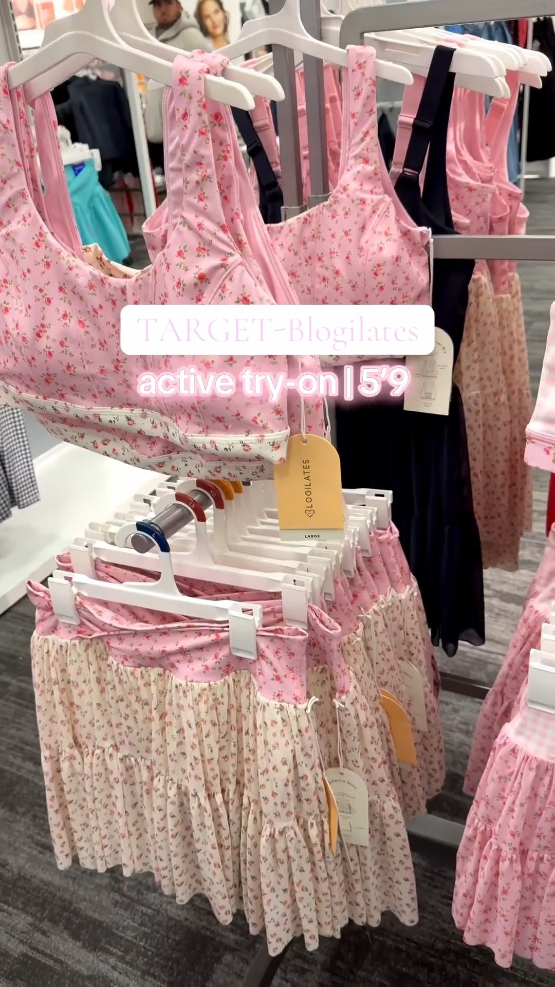 They had the girly girls in mind with this one! Everything runs true to size. Material reminds me of lulu align. I’m 5’9, 34D . 

#LTKSeasonal #LTKfitnessgoals #LTKActive