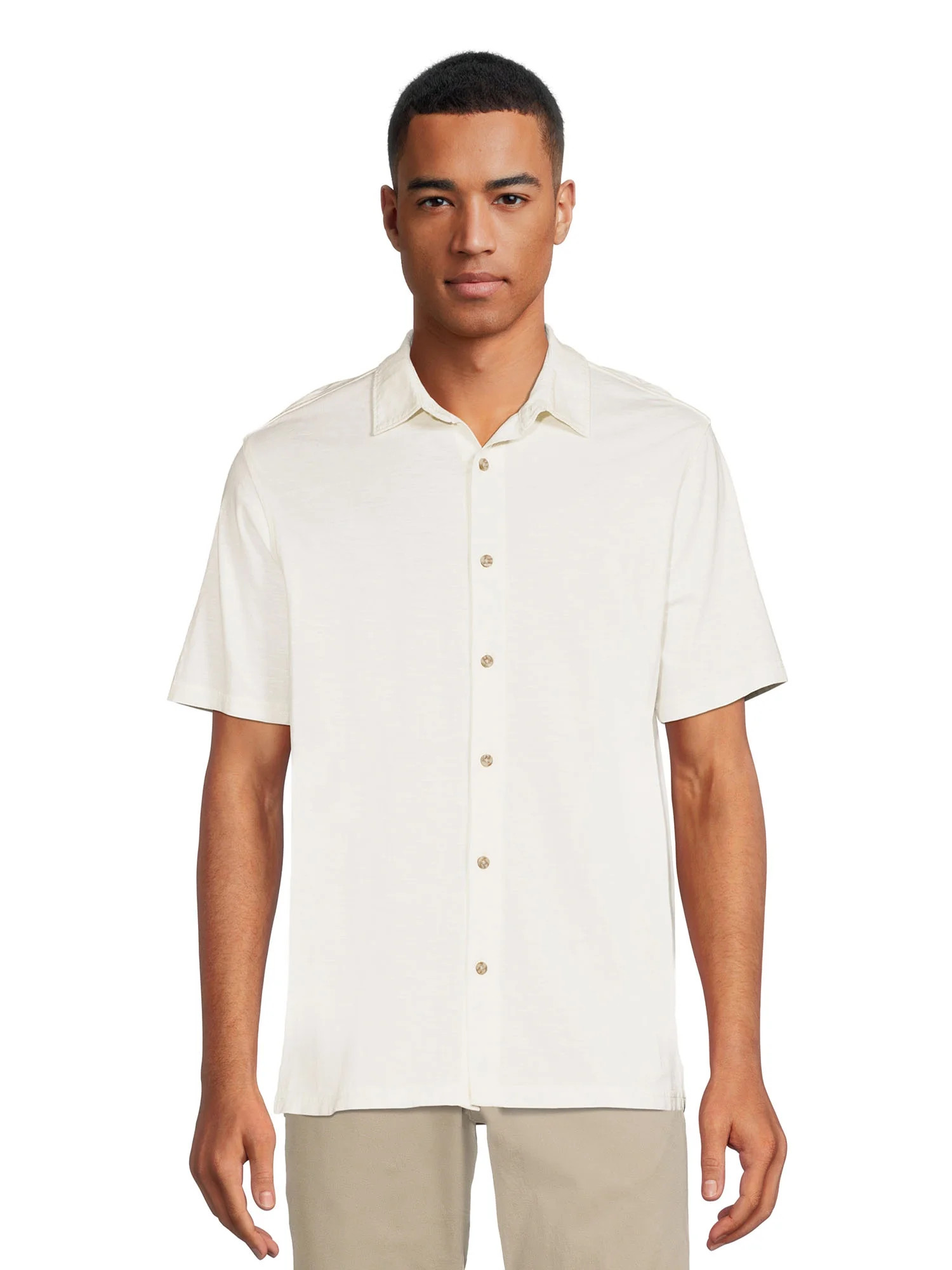 GeorgeGeorge Men’s Knit Button Down Shirt, Sizes S-3XLUSD$15.98(4.1)4.1 stars out of 11 reviews... | Walmart (US)