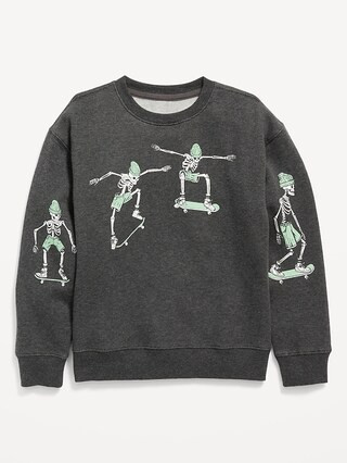Graphic Gender-Neutral Crew-Neck Sweatshirt for Kids | Old Navy (US)