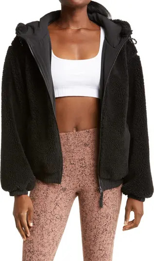 Zella Logan Faux Shearling Jacket | Nordstrom | Nordstrom
