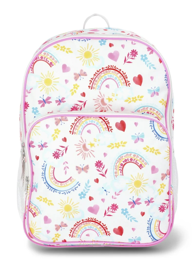 Wonder Nation Girls' 16" Sunny Day Backpack, Lavender | Walmart (US)