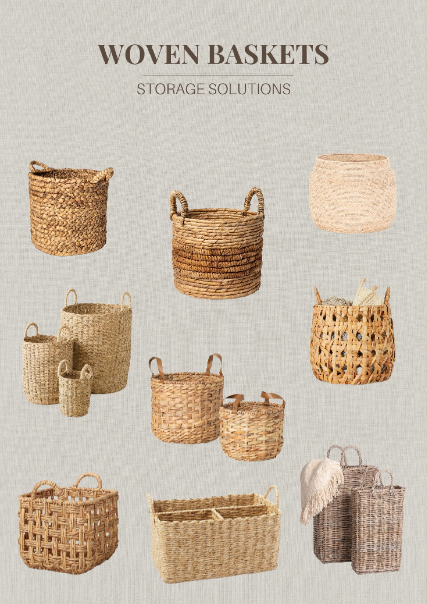 We can never have enough storage solutions, right? Check out these baskets! 
#ltkhome #ltkstorage #ltkdecor #ltktarget #ltkfind #homedecorating #homedecorideas #furniturefashion #homedesigninspiration #homedecor #interiordesign 