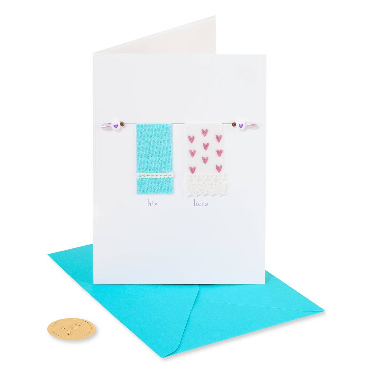 Two Towels on Rack Card - PAPYRUS | Target