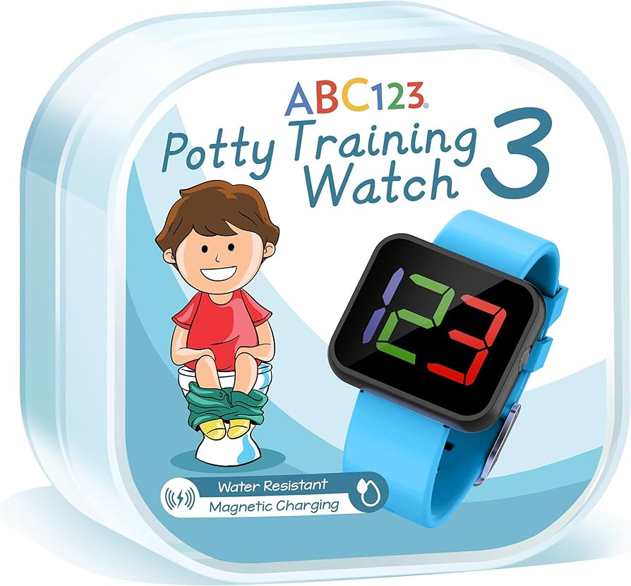 ABC123 Potty Training Watch 3 (2023 Edition) - Baby Reminder Water Resistant Timer for Toilet Tra... | Amazon (US)
