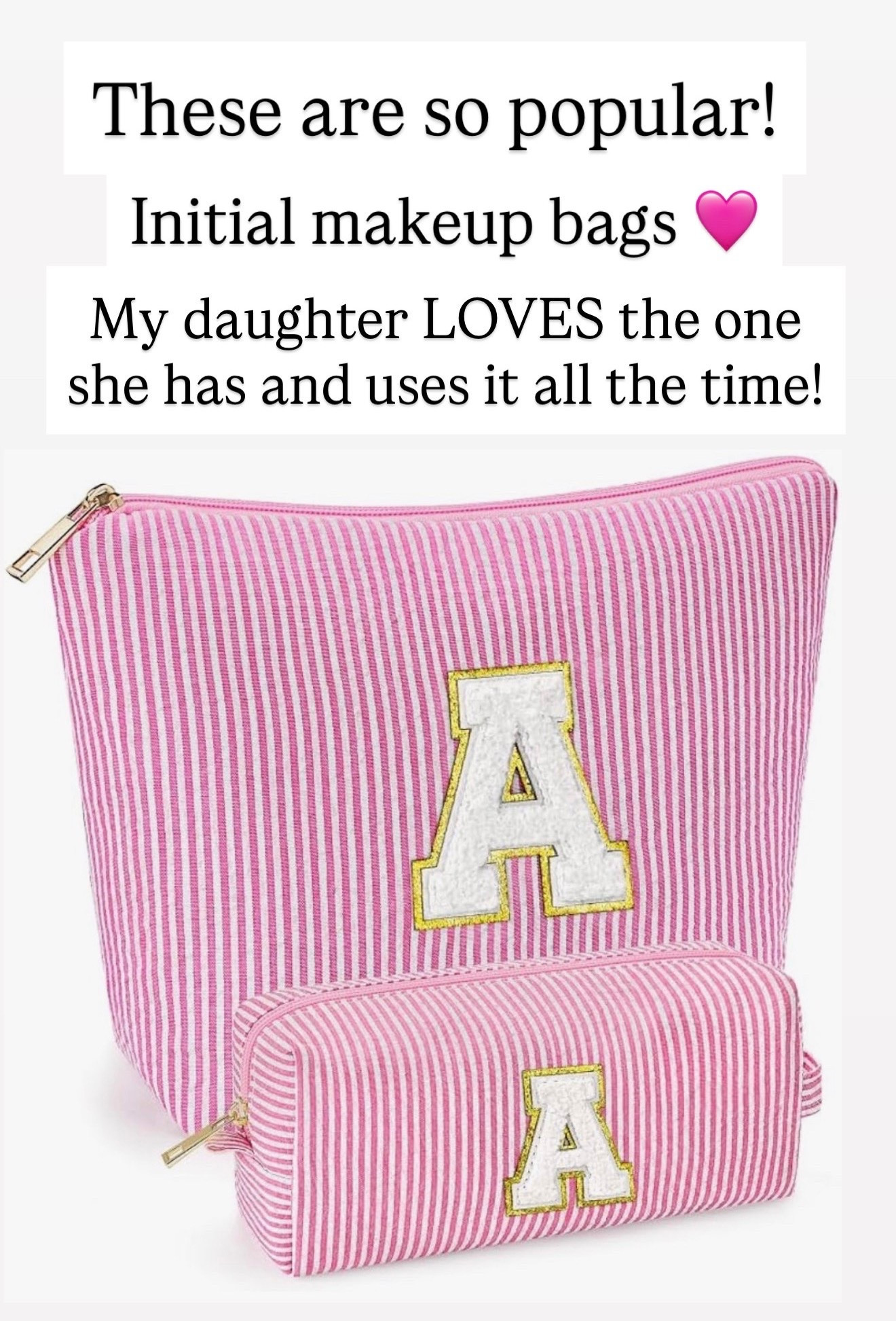 Obsessed with these initial makeup bags

#LTKBeauty