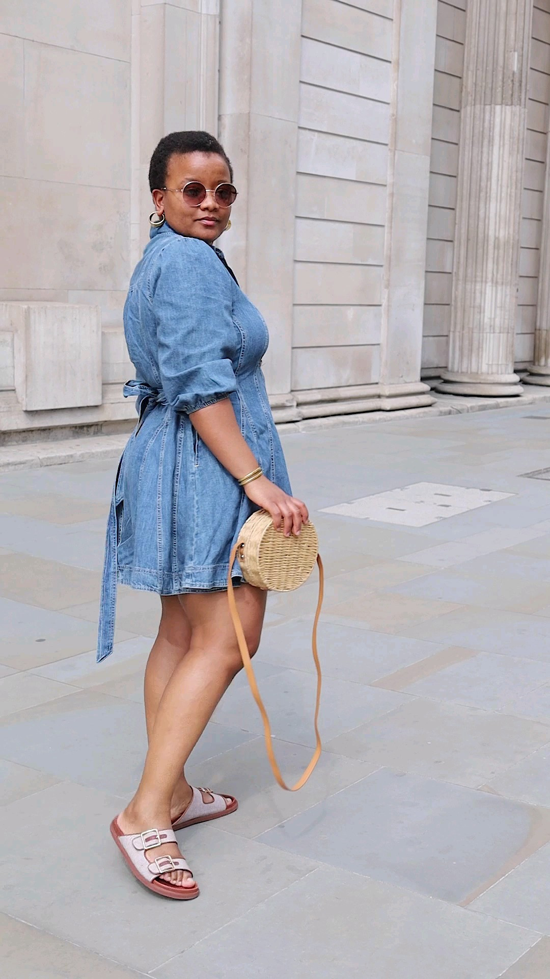 Denim dress from Mint Velvet in size 14 true to size. Size up if you have a bigger bust + 34gg. Dress down or up for the weekend. Brunch or drinks #denimlooks #denimdress 

#LTKuk #LTKdresses #LTKstyletip