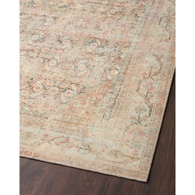 Machine Woven / Power Loomed Performance Natural/Apricot Rug | Wayfair North America