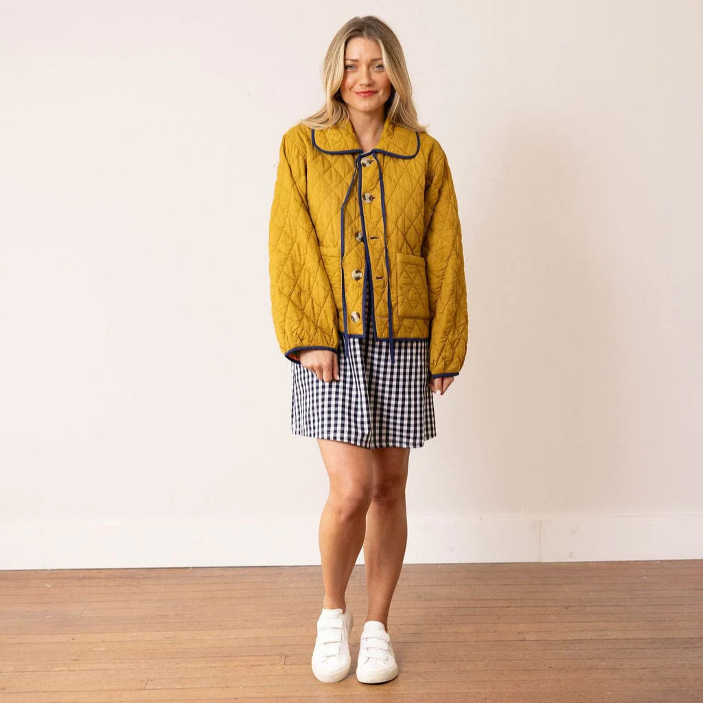 Reversible Stripe Stevie Quilted Jacket | Sunshine Tienda