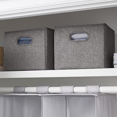 Recycled Closet Storage Bins | Pottery Barn Teen