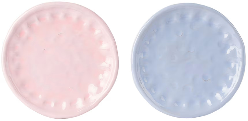Pink & Blue Lunch Plate Set | SSENSE