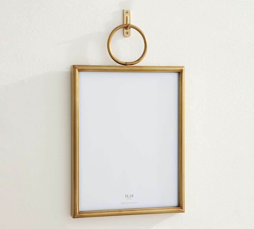 Weston Hanging Iron Frames - Brass | Pottery Barn (US)