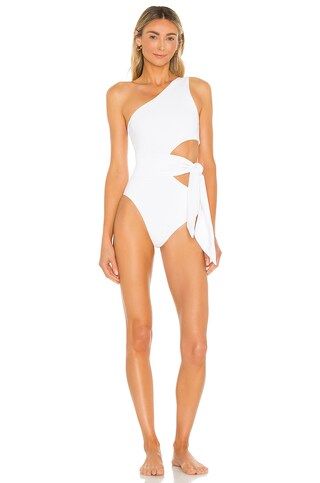 BEACH RIOT Carlie One Piece in White from Revolve.com | Revolve Clothing (Global)