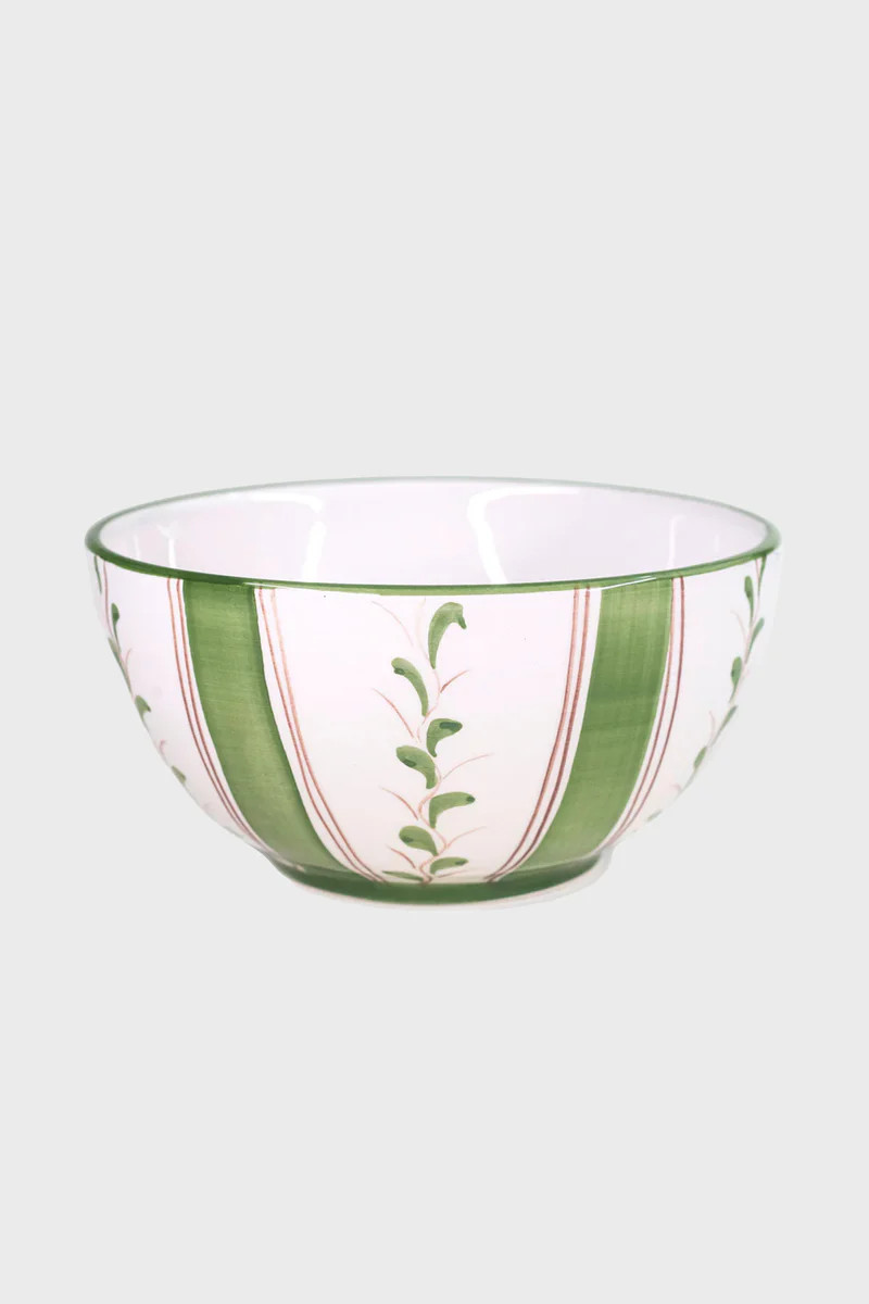 Olive Stripe Cereal Bowl | Tuckernuck (US)
