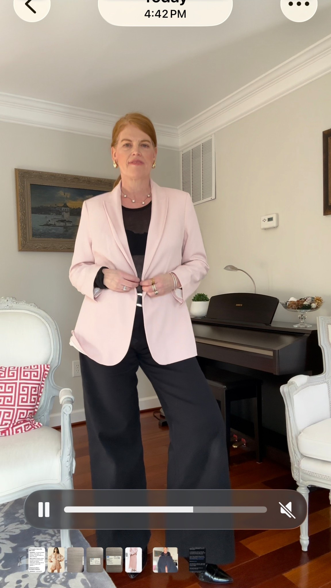 Valentine’s Day, but make it Parisian 💕 Pink blazer. Wide-leg jeans. Zero effort.

#LTKOver40 #LTKgrwm #LTKValentine