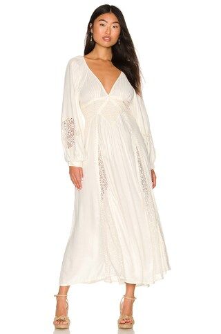 Free People Southwest Lace Maxi Dress in Ivory from Revolve.com | Revolve Clothing (Global)