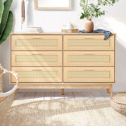 LivingFusion Holly 6 Drawer Chest | Temple & Webster | Temple & Webster AU