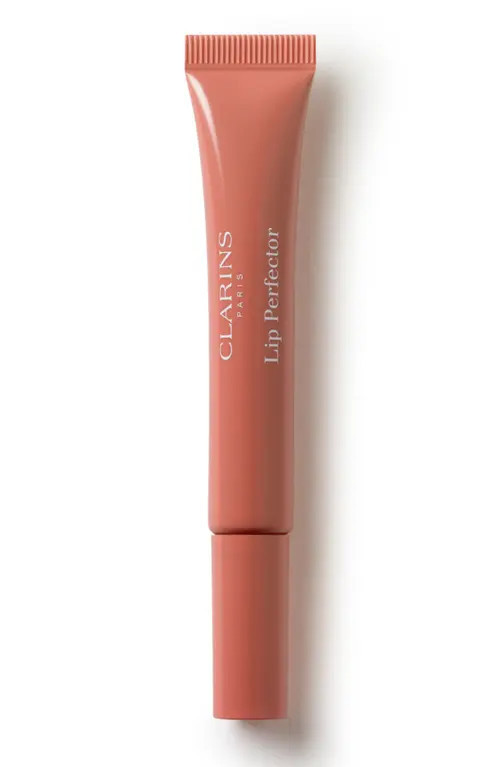 Clarins Lip Perfector Peptide-Plumping & Hydrating Lip Gloss in Rosewood Shimmer at Nordstrom | Nordstrom
