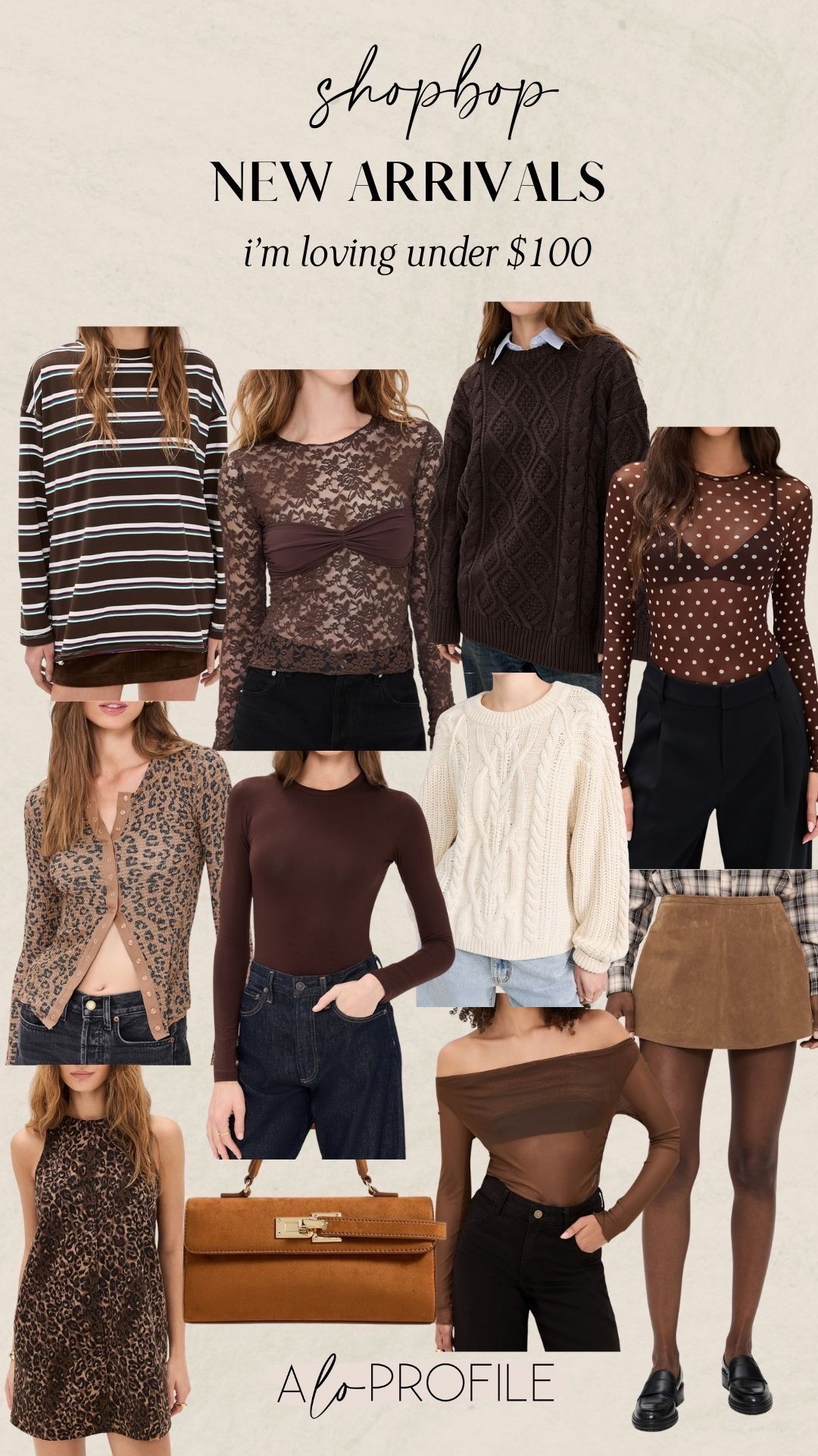 Shopbop Fall Favorites Under $100🤎Shopbop, Shopbop fashion, fall style, fall outfits, neutral fall fashion, fall outfit ideas, fall jackets, fall dresses, fall tops, fall sweaters, fall wardrobe, fall closet staples