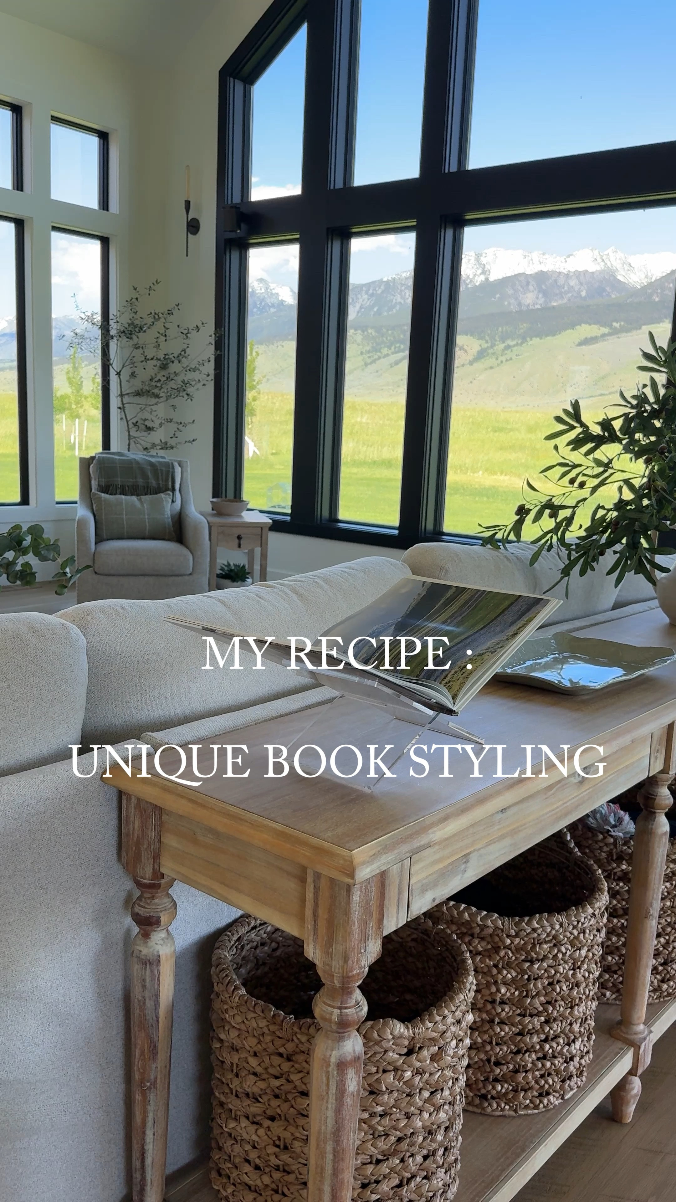 Unique coffee table book styling! This is my favorite coffee table book — that is NOT one everybody has! Choose one for your own home that you love or that means something to you!! And I love this elevated display to bring it up and give my console table some dimension.

Coffee table styling, coffee table book, console table, Accent table, side table, coffee table decor, living room decor, modern interiors, light and airy home, home decor

#LTKVideo #LTKHome