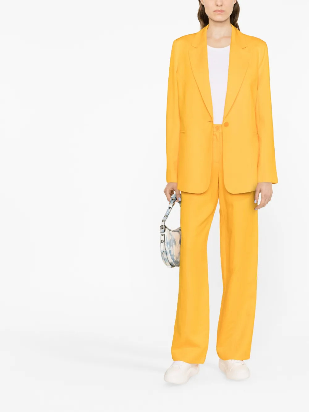 Patrizia Pepe low-waist wide-leg Trousers - Farfetch | Farfetch Global