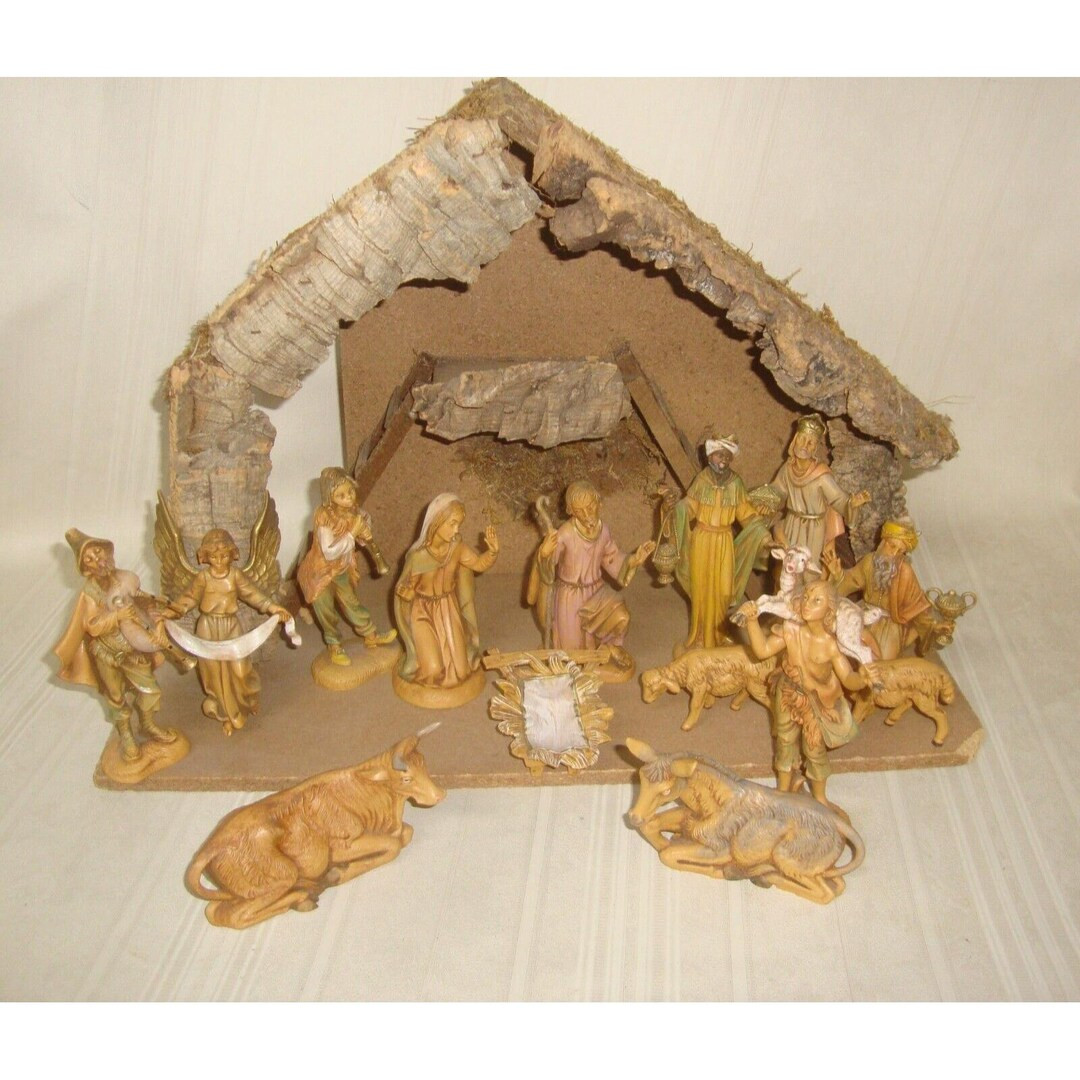 Fontanini Collectable Creche Nativity Set Italy READ Set of 15 VTG 1983 - Etsy | Etsy (US)