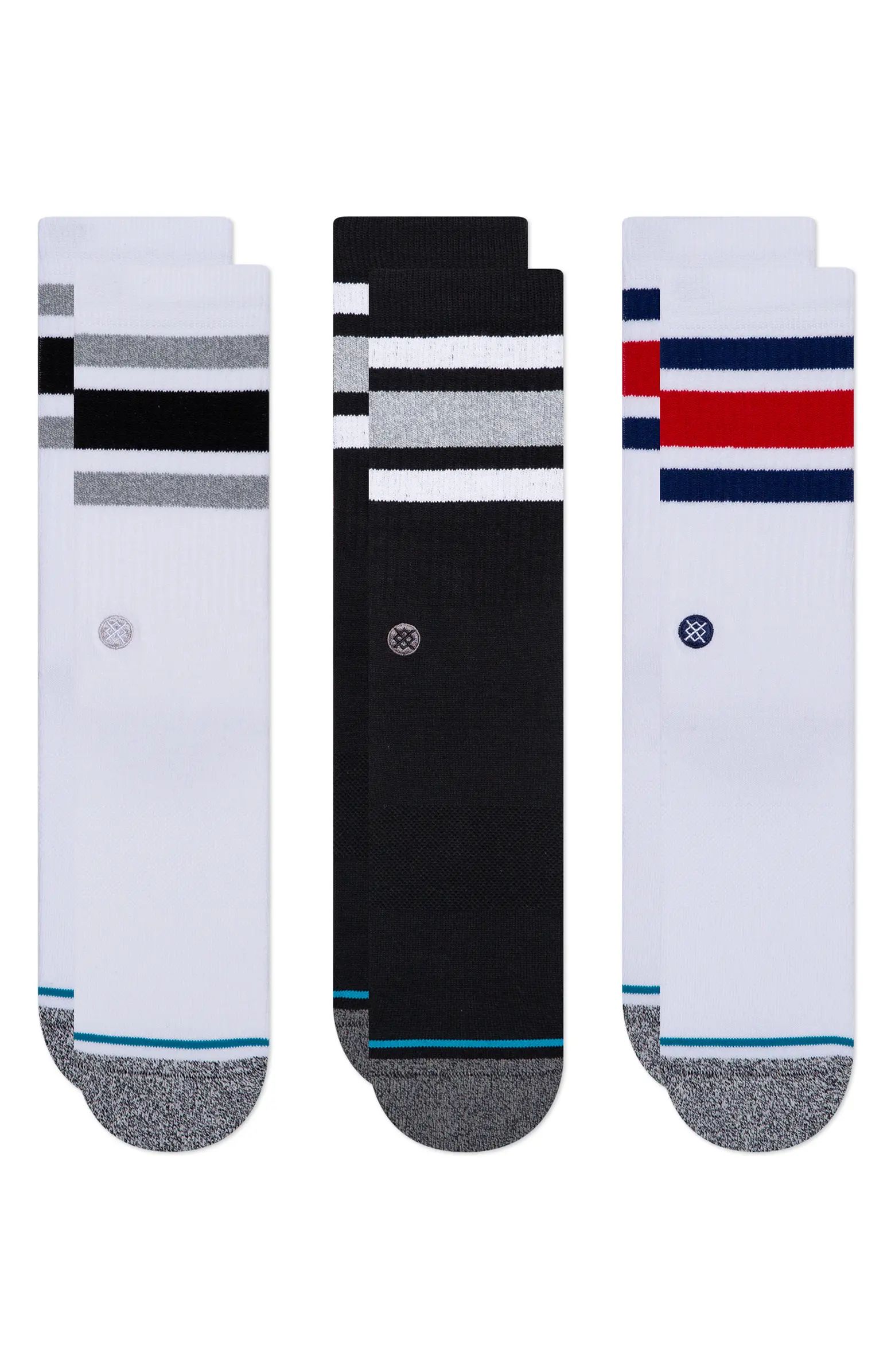 Stance Boyd Assorted 3-Pack Quarter Socks | Nordstrom | Nordstrom