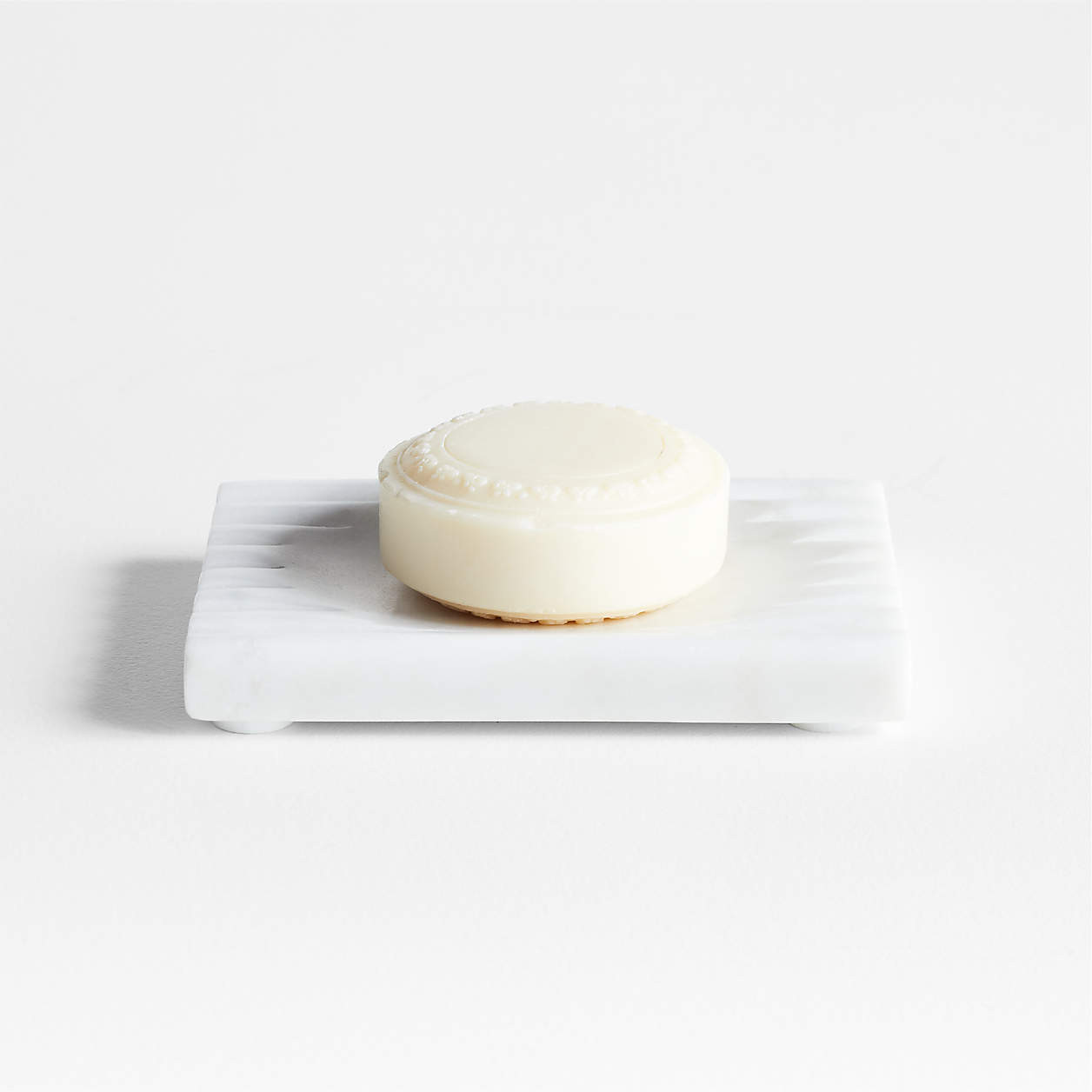 Carmen White Marble Soap Dish + Reviews | Crate & Barrel | Crate & Barrel
