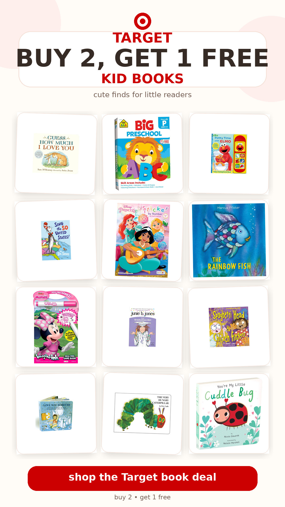 Target Buy 2 Get 1 Free Kid Books 

 #LTKmomlife #LTKSaleAlert #LTKKids