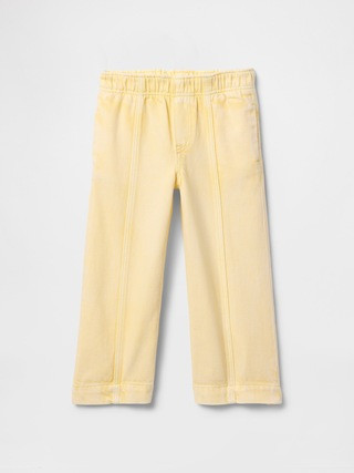 Baby & Toddler UltraSoft Pull-On Baggy Wide-Leg Jeans | Gap (US)