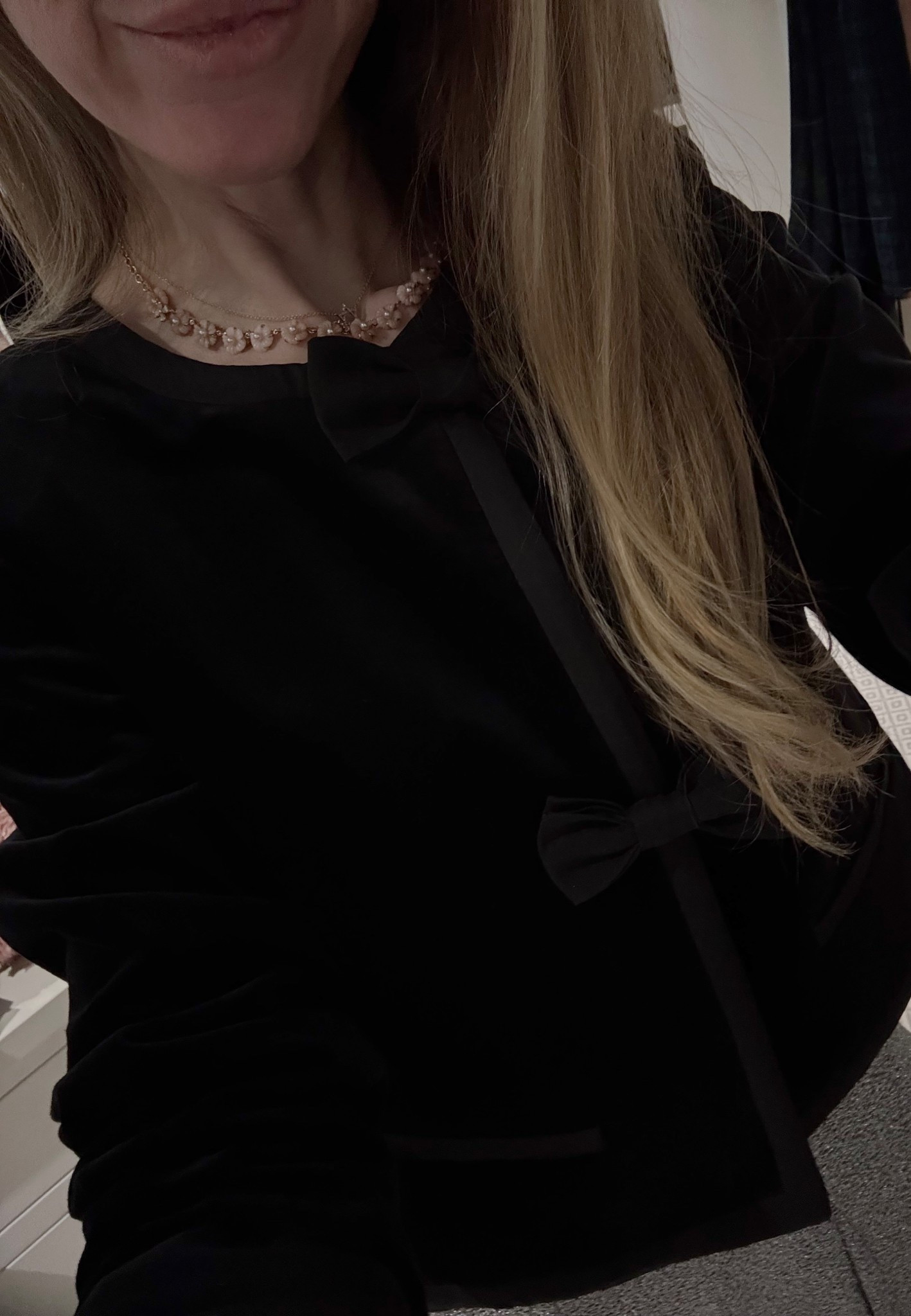 The bow jacket is gorgeous! Perfect for holiday season with jeans or dressed up. Wore last night with a skirt. 

#LTKootd #LTKHoliday #LTKWorkwear