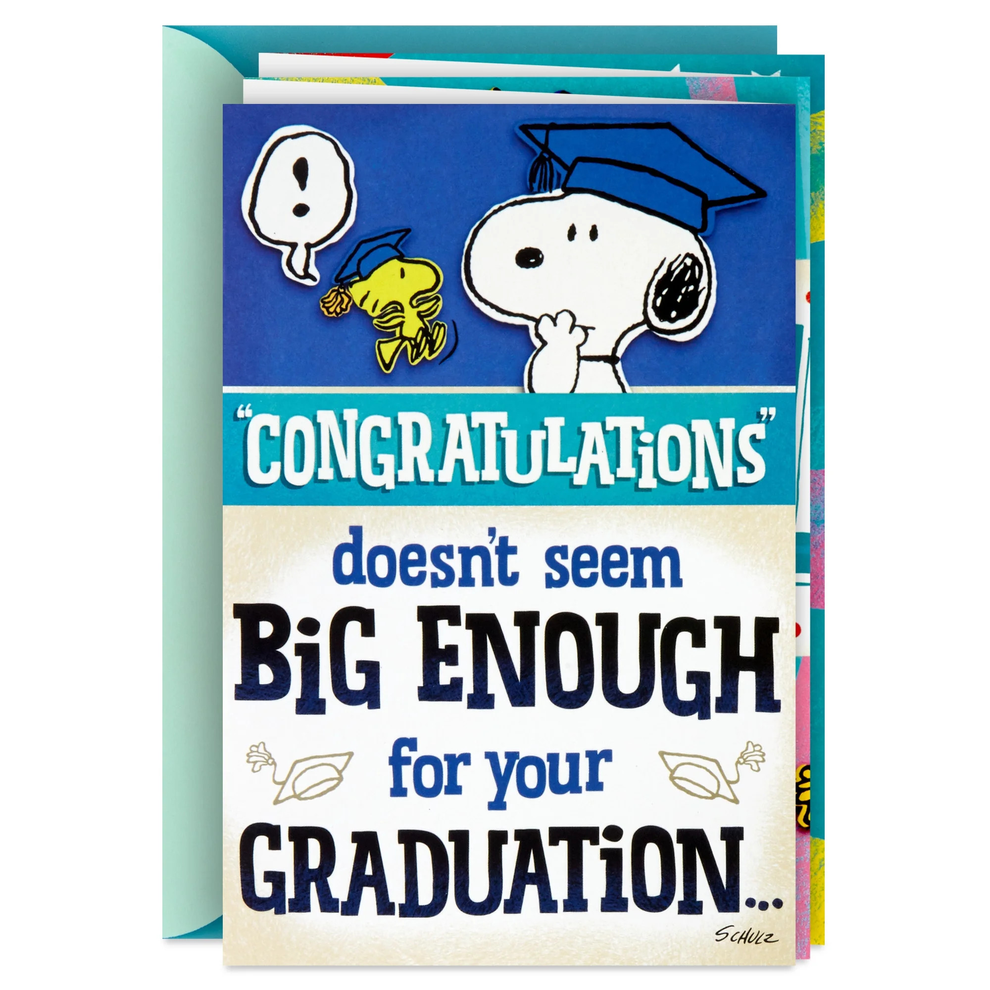 Hallmark Peanuts Graduation Card (Snoopy and Woodstock Banner) | Walmart (US)