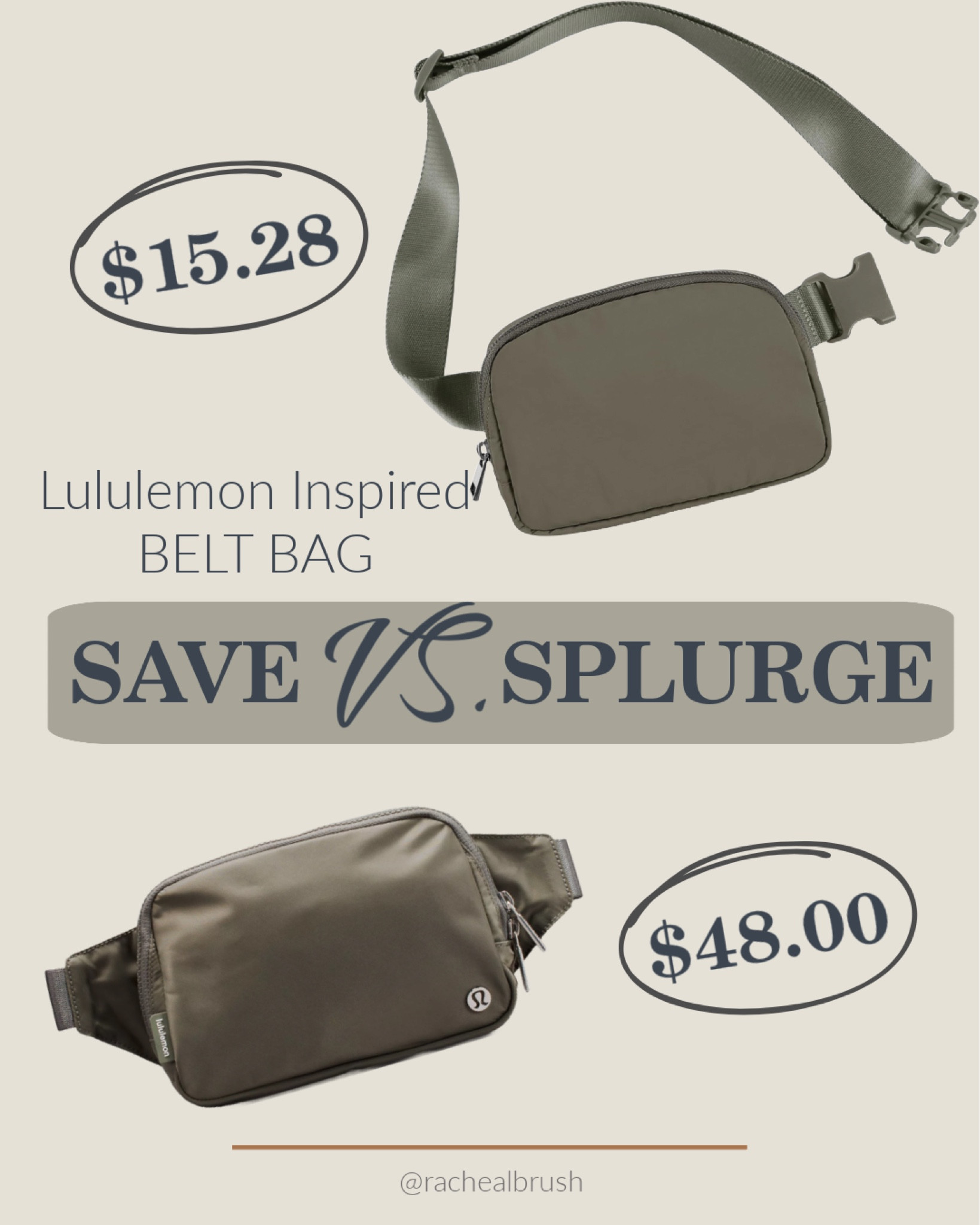 Lululemon inspired belt bag. Running bag. Fanny pack. Hiking. Running. Travel bag  

#LTKfitness #LTKxPrime #LTKtravel