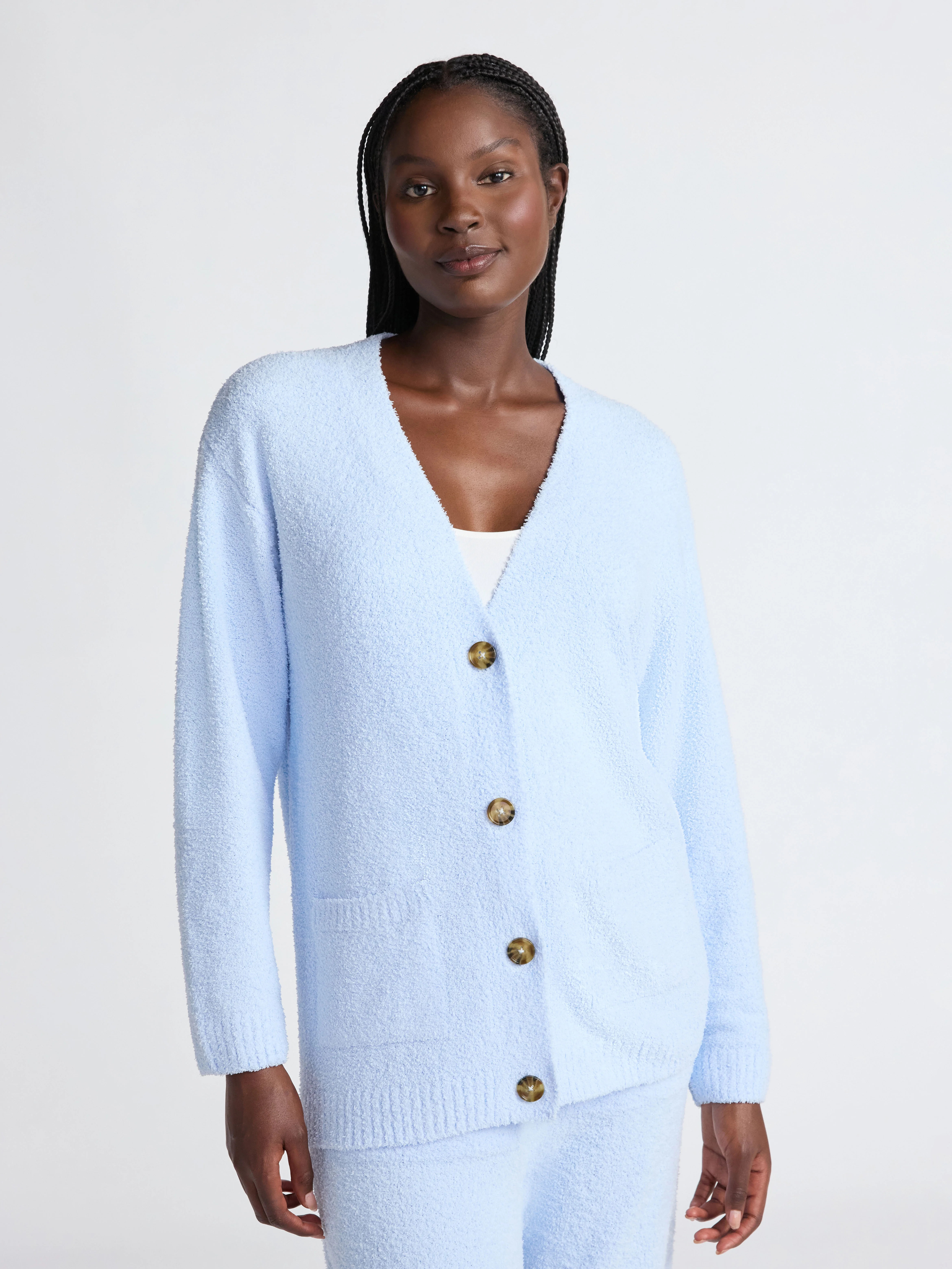 Joyspun Women's Fuzzy Front Pocket Cardigan, Sizes XS-3X | Walmart (US)