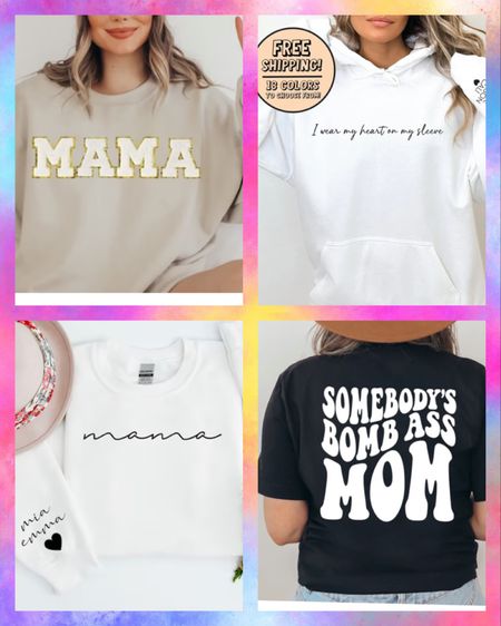 Adorable graphic sweatshirts 
Graphic tee
Mother’s Day tee
Mother’s Day gifts

#LTKSeasonal #LTKFind #LTKGiftGuide
