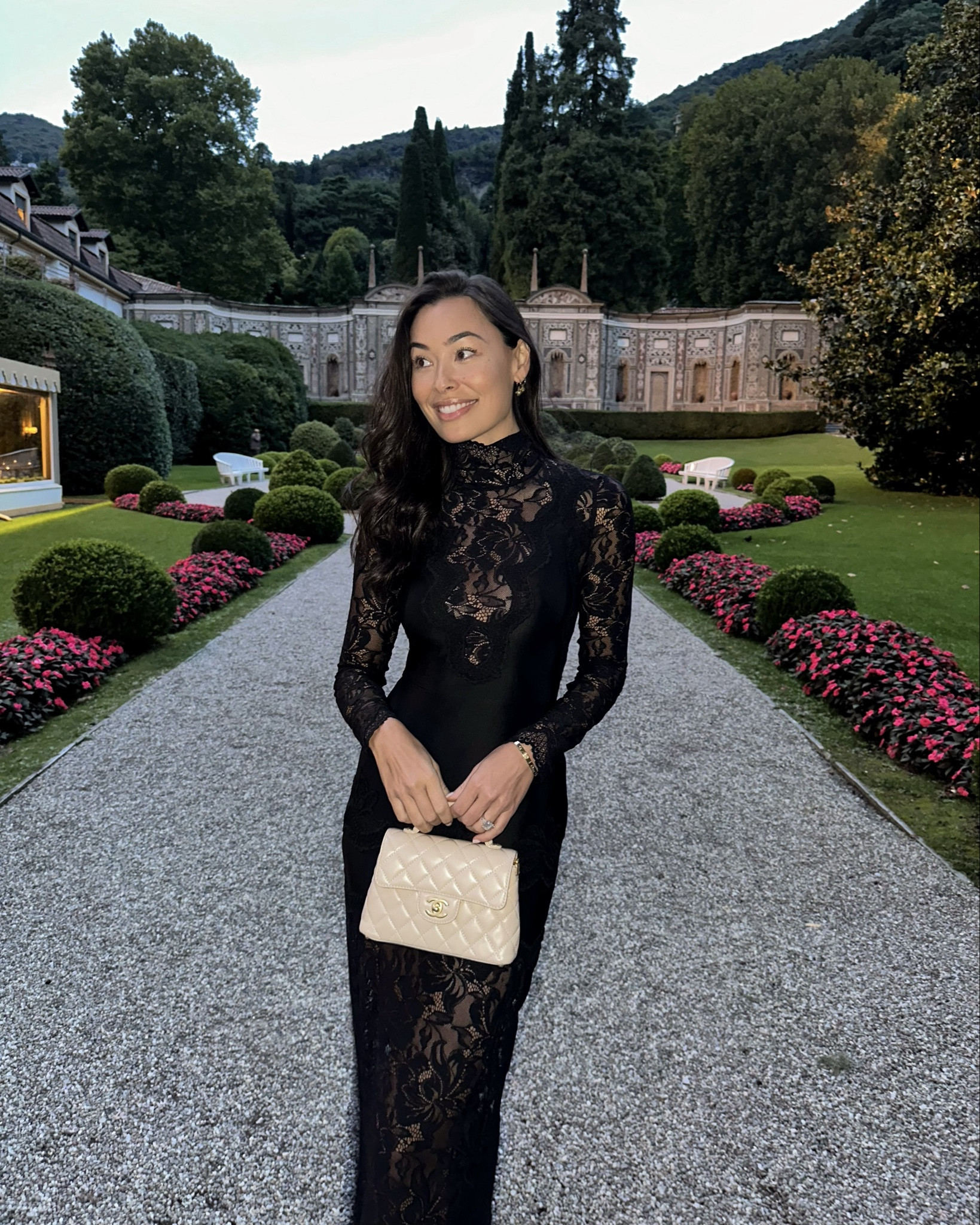 Black lace dress, winter wedding guest dress, formal dress, Kat Jamieson style. 

#LTKWedding #LTKParties #LTKSeasonal