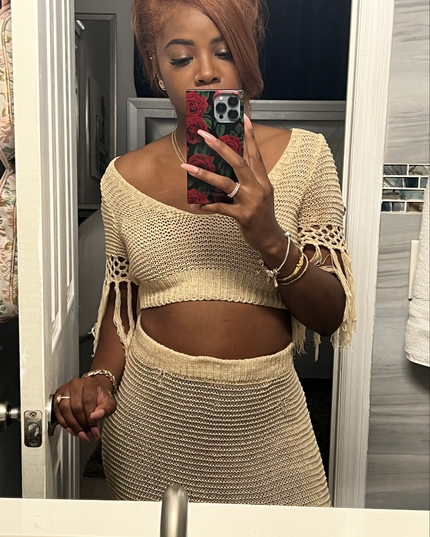 Nude Crochet Knitted 2 piece set 

#LTKFindsUnder100 #LTKSeasonal #LTKStyleTip