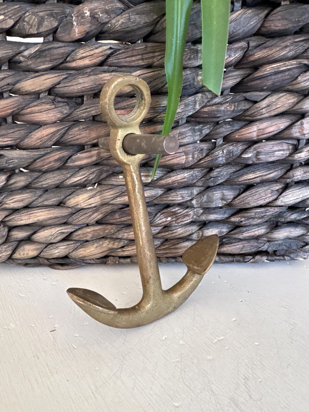 Vintage Brass Anchor | Paperweight | Nautical | Decor | Set Design | Home Staging | Captain Gift ... | Etsy (US)